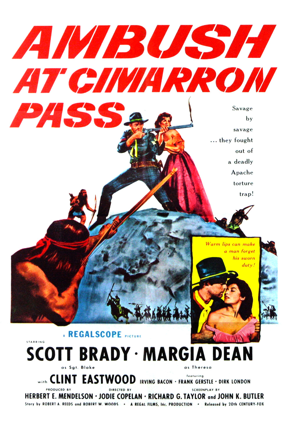 Ambush at Cimarron Pass 1958 Poster