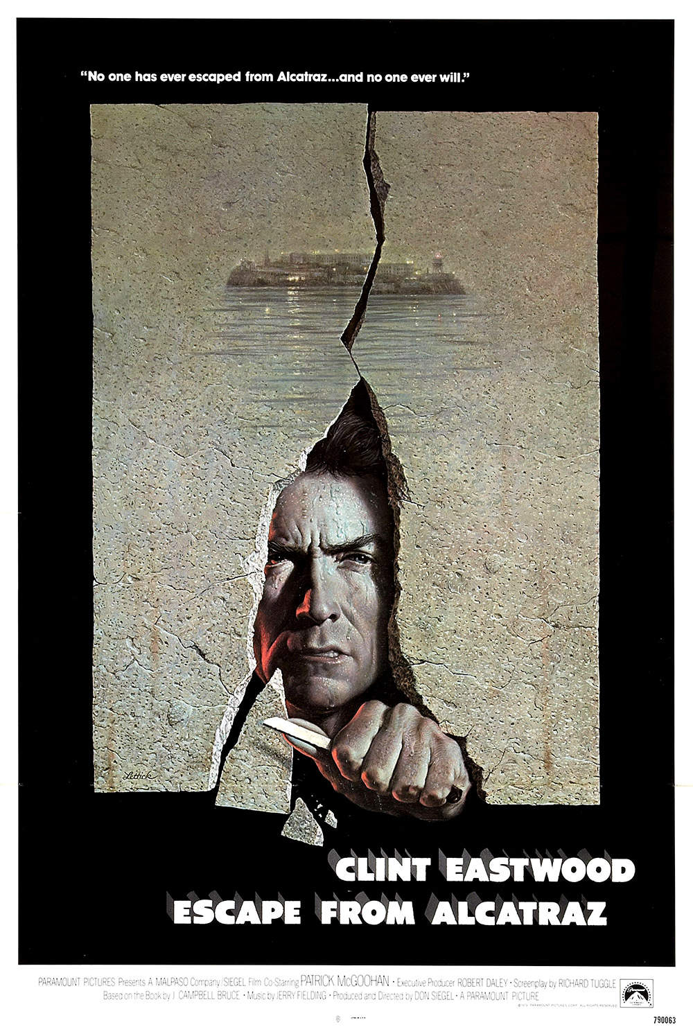 Escape From Alcatraz 1979 Poster