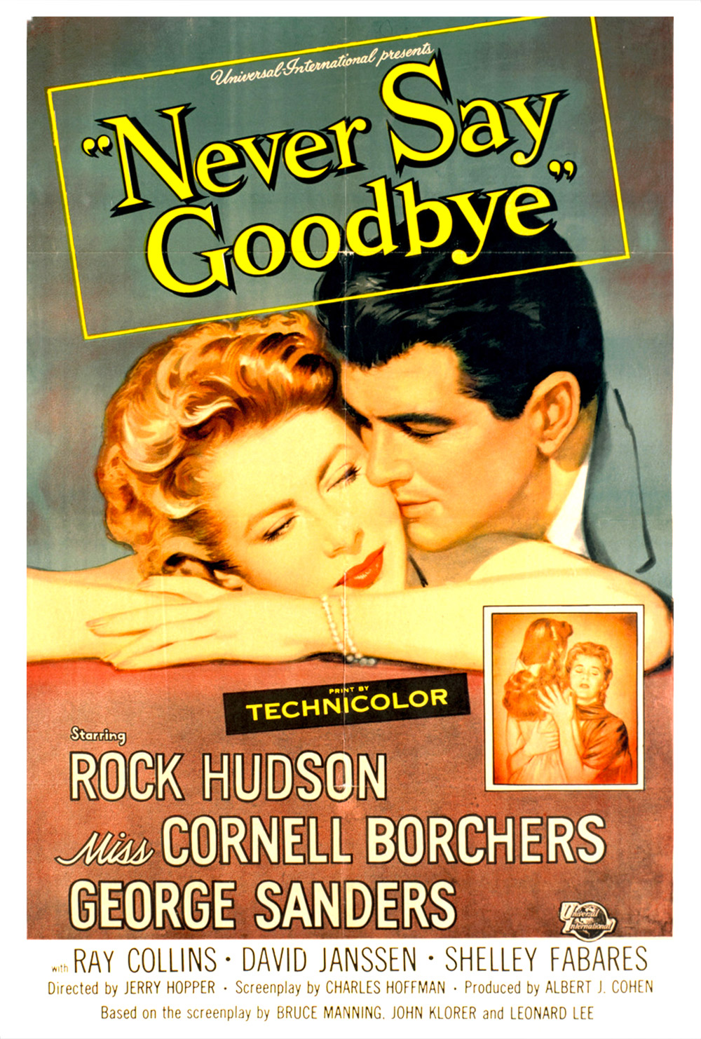 Never Say Goodbye 1956 Poster