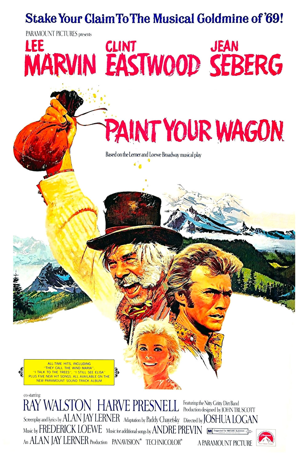 Paint Your Wagon 1969 Poster