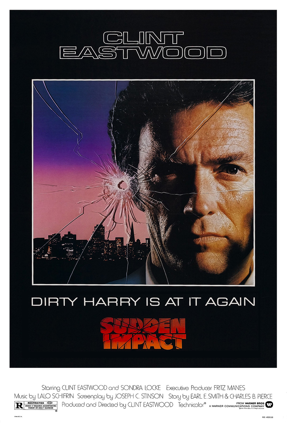 Sudden Impact 1983 Poster