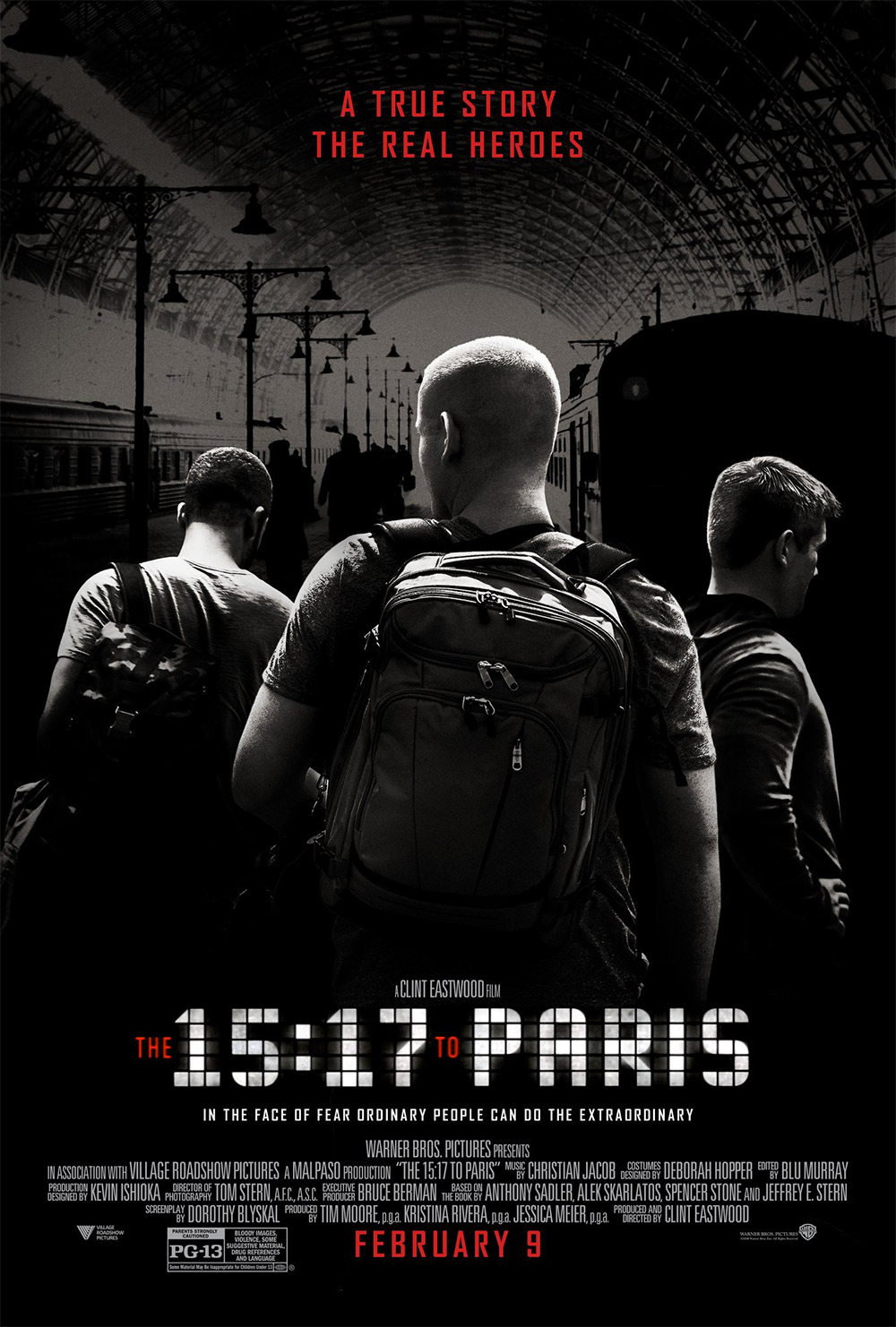 The 15:17 to Paris 2018 Poster