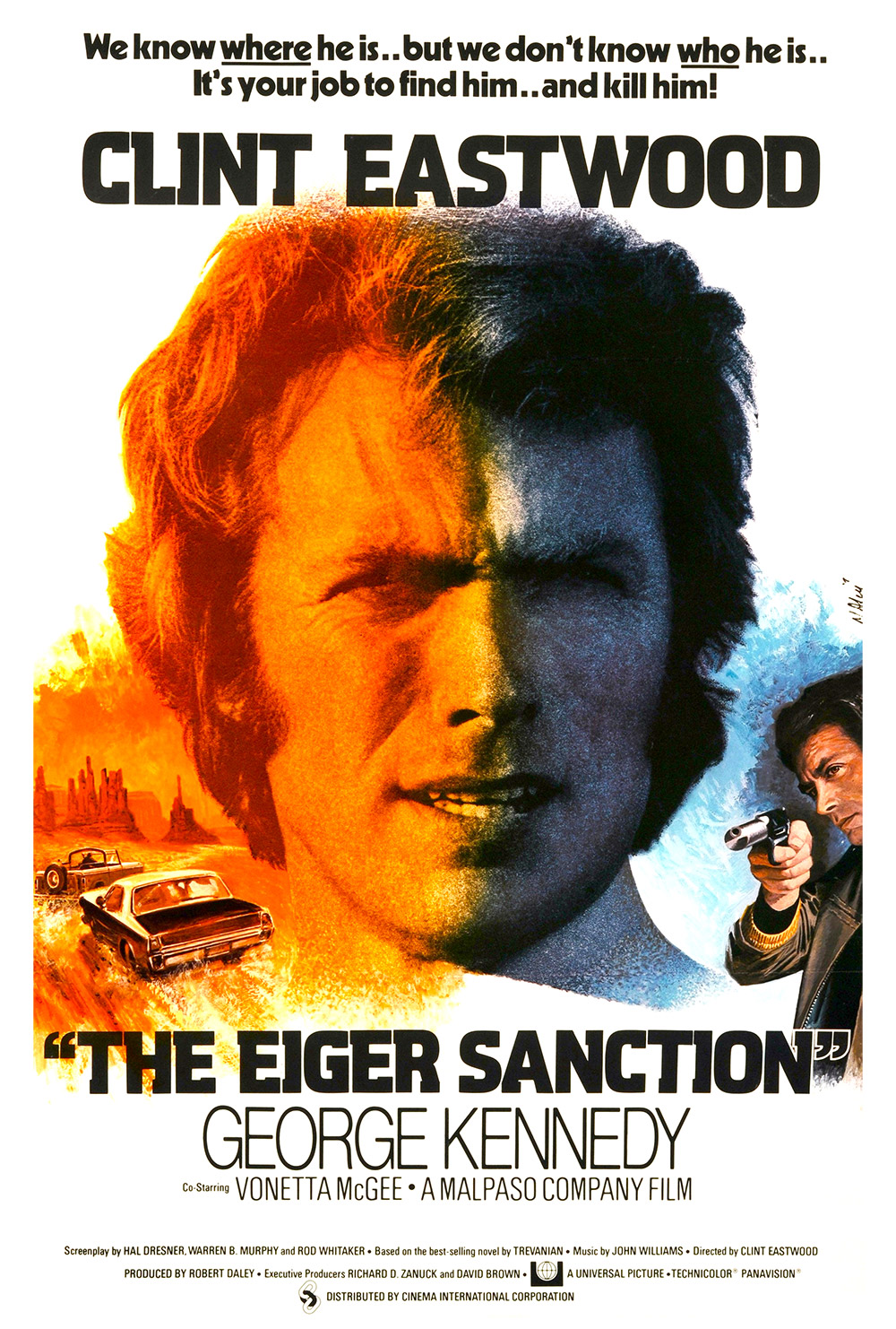 The Eiger Sanction 1975 Poster
